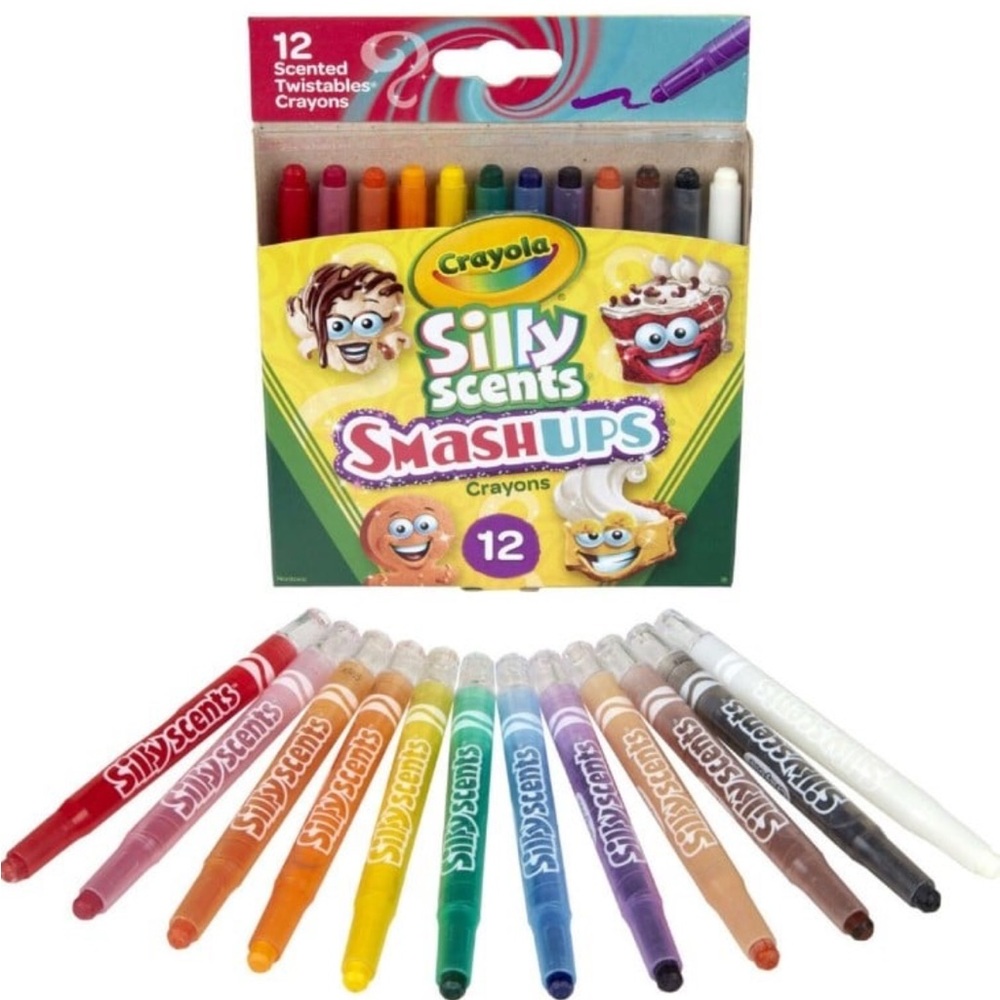 Crayola Silly Scents SmashUps Crayons Box